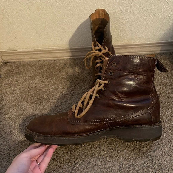 Dr. Martens Men’s Jasper Ankle Boots Leather Dark Brown Size 13 Outdoor Comfort - Picture 8 of 11